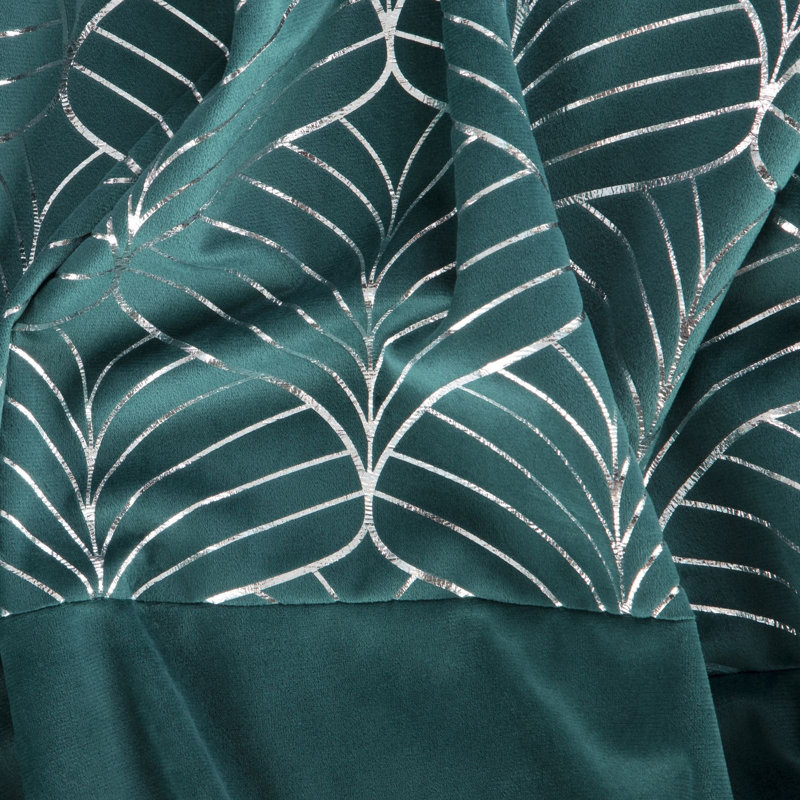 Spurrier Blackout Curtains Single Panel, Turquoise