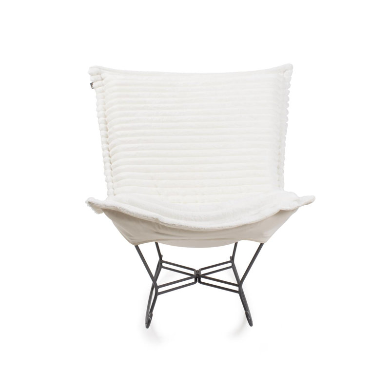 Puff Rocker Shar Pei blanc, Blanc