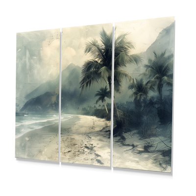 Sarver - Palms & Palm Trees Wall Art Print Set