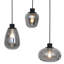 Jay 7 - Light Black Cluster Pendant