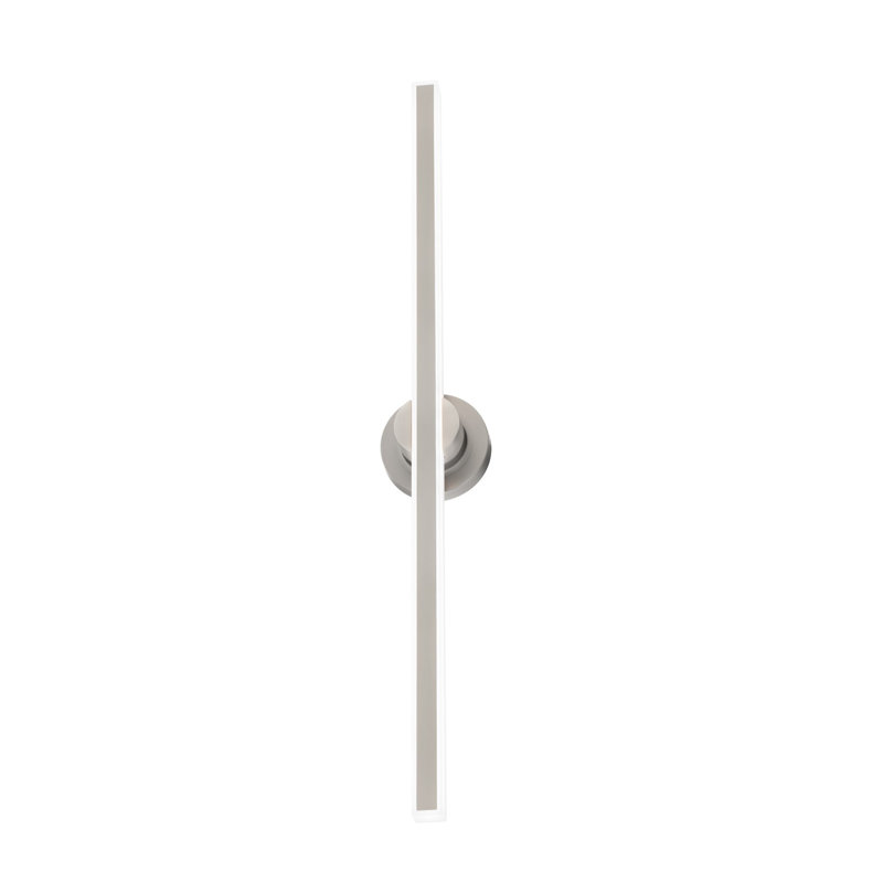 Bastone 1 - Light LED Bath Bar, 36'' W, Brushed Nickel, 3500K