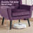 Tufted Upholstered Wide Back Armchair（Set of 2）-412486728