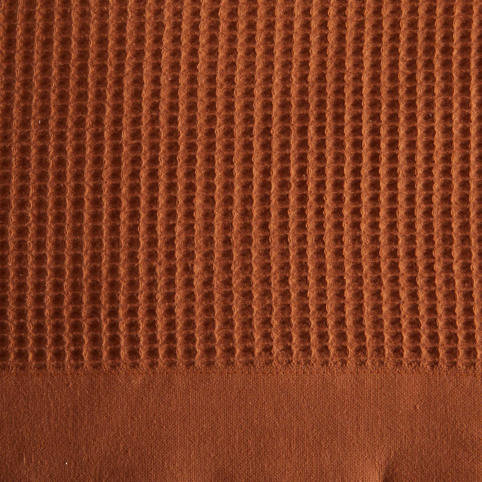 Cotton Waffle Weave Throw Blanket, King, Terracotta