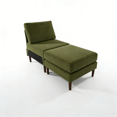 Square Standard Ottoman by Ebern Designs