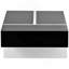 Mobilier de salon rectangulaire, table basse brillante-2067306460-2067306463