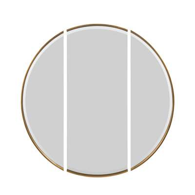 Tarski Metal Flat Wall Mirror