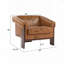 Chaise d'appoint 34 po avec coussins profonds Chaise de salon-111781344