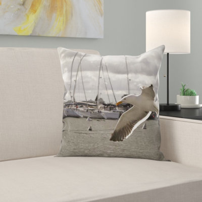 Microsuede Throw Pillow