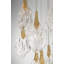 Lustre, 33 lumières, 40 po, doré, verre transparent-1773145653