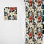 Motif tropical sérénité monochrome - Rideau floral - Velours obscurcissant - 1 panneau-107599404