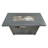 Zanette 25'' H x 42'' W Steel Propane Outdoor Fire Pit Table with Lid-878665403