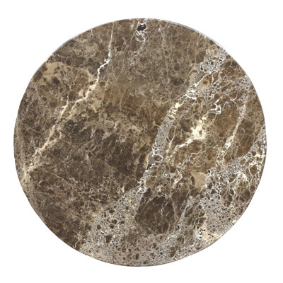 Pavlo Dining Table-Brown Marble