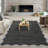 Scalloped Washable Rugs for Living Room Neutral Area Rugs Ultra-Thin Non Slip Large Bedroom Carpet Indoor Stain Resistant Contemporary Carpet for Dining Room Dorm-898702931-898703013