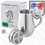 French Press Coffee Maker VeoHome - Unbreakable and Keeps Coffee Hotter - Double Wall - 1L