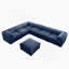 Canapé modulaire confortable avec rangement et conception ergonomique pour le salon-868821029