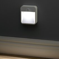 Amerelle Motion Sensor Night Light - LED Plug In Night Light With Sensor  That Lights Up When It Auto Detects Motion - Wide 100 Degree Detection Zone  
