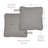 Burlap Cotton Reversible Throw Pillow
