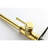 Brushed Gold Kitchen Sink Faucet - Stainless Steel With 3 Water Output Types  Stream, Spray,   & 360 Rotating Nozzle For Veggies Single Handle In Pull Down Options Practicality-584142123