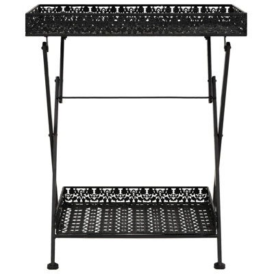 Geomar Cross Legs End Table