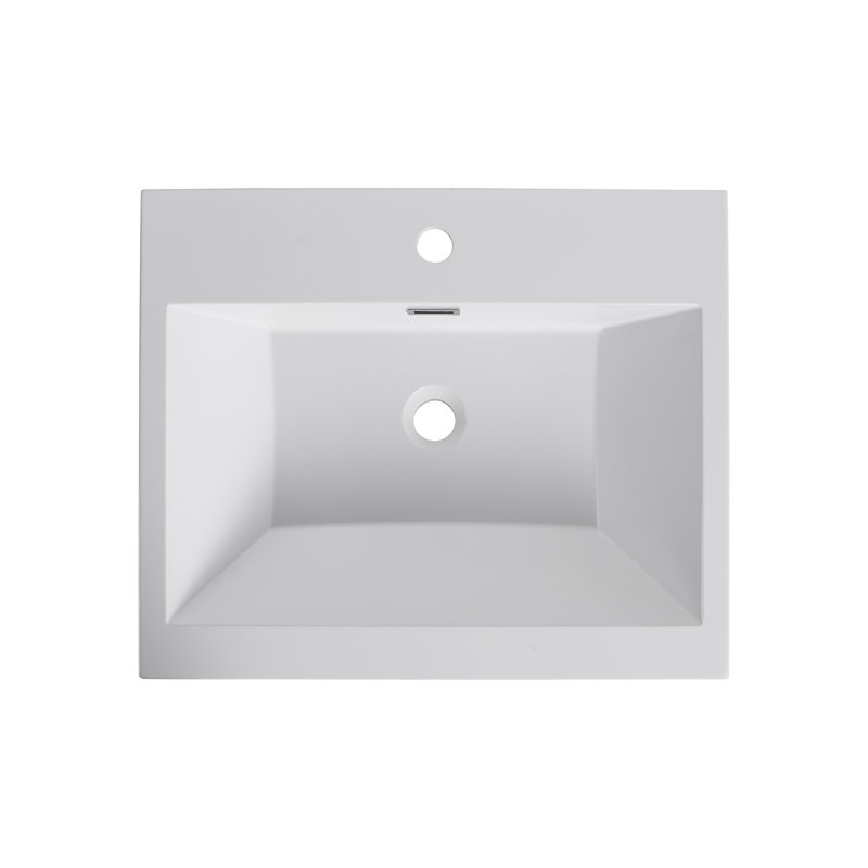 24" Bathroom  Resin Sink