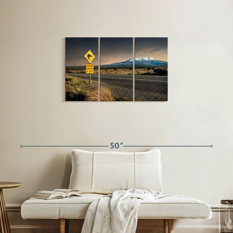 Kiwi Crossing Road Sign, H 20 po x l 33 po