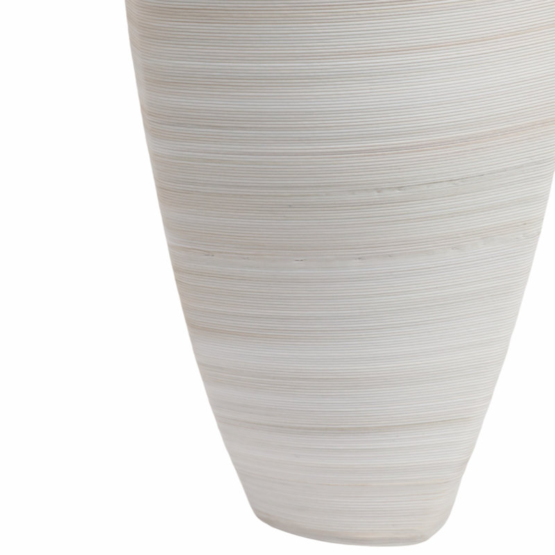 Asmara Handmade Stoneware Table Vase, 14" H x 7" W x 7" D