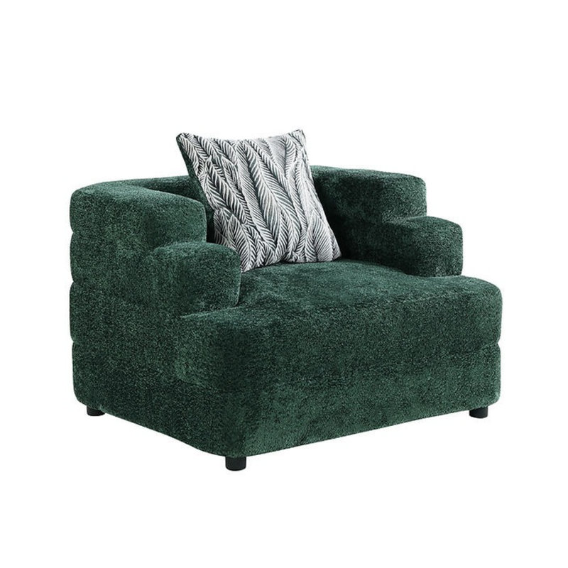 Fauteuil et causeuse vert Stepso, Vert