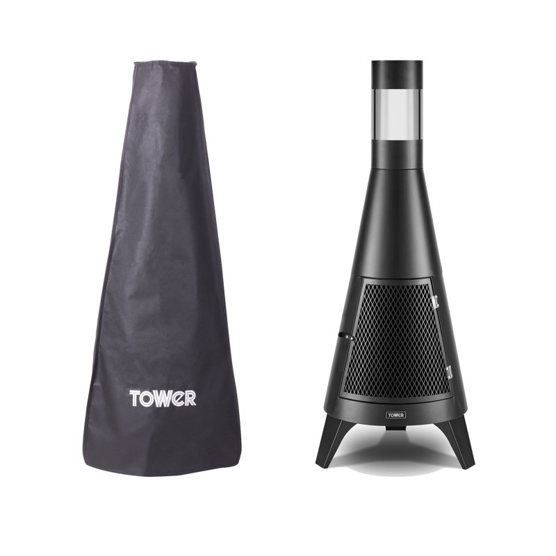 Tower T978508COV Grill Cover, Suitable for T978508 Apollo Burner, Waterproof and Windproof, Black