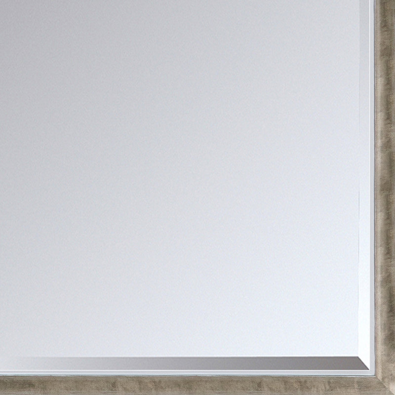 Wood Rectangle Wall Mirror