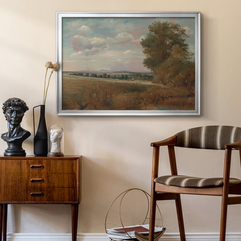 Hampstead Heath, regardant vers Harrow - John Constable - Toile tendue avec châssis, 1821, Toile avec cadre, Argent