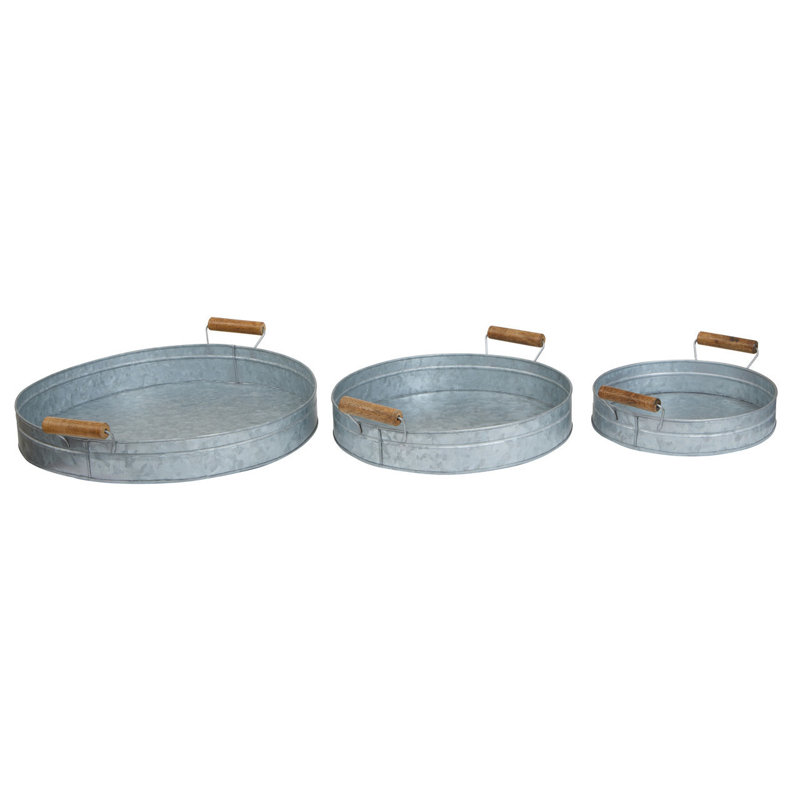 Tayyibah Metal Tray - Set of 3