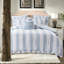 Ensemble de literie double / grand bleu, édredon en microfibre douce, chambre romantique