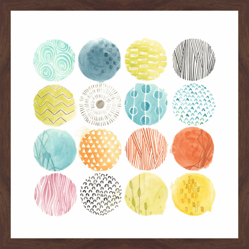 'Pattern Pop I' Framed Print, 32" H x 32" W x 1.5" D