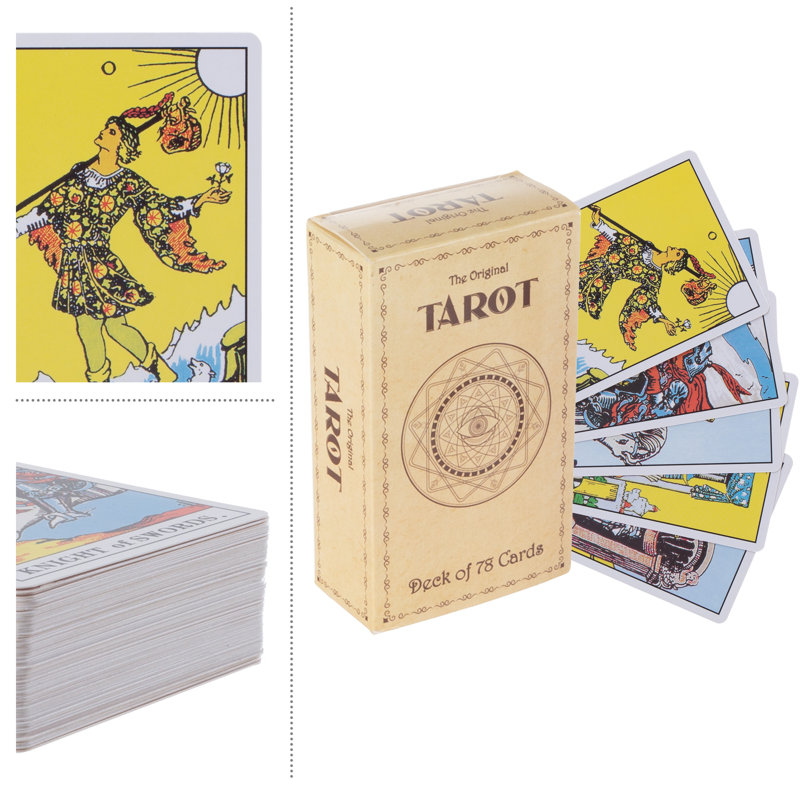 Jeu de cartes à jouer avec guide - jeu de cartes classique de 78 cartes avec finition lisse - ensemble de cartes à jouer convenant aux débutants ou aux amateurs par Trademark Games