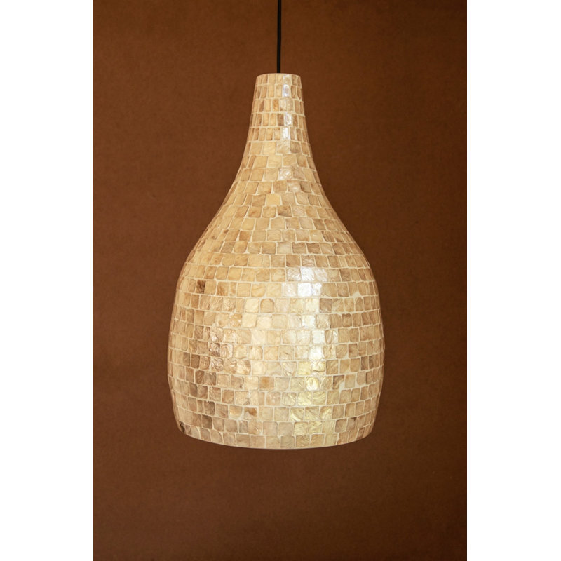 LUMINAIRE PENDENTIF EN BAMBOU SPUN AVEC COFFRET DÉTAIL # 1