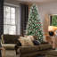 Arbre de Noël avec 3750 pointes, baies rouges, pommes de pin, support en métal robuste-1709272885