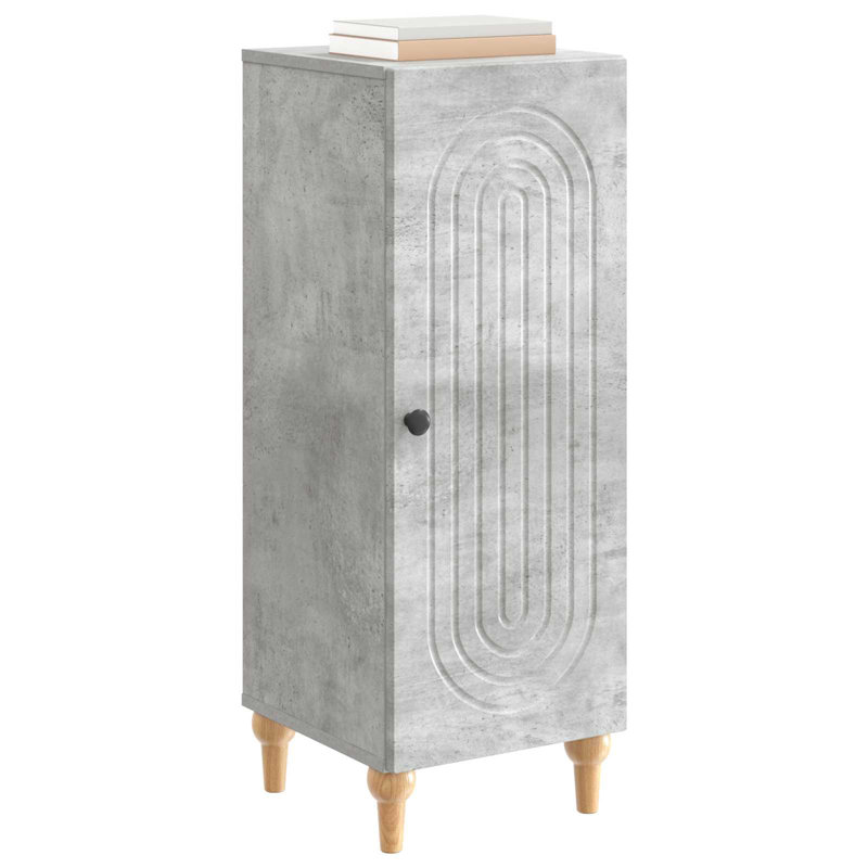 33cm Sideboard, Concrete Grey