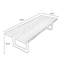 Bureau rectangulaire en bois massif brun noisette-473332283