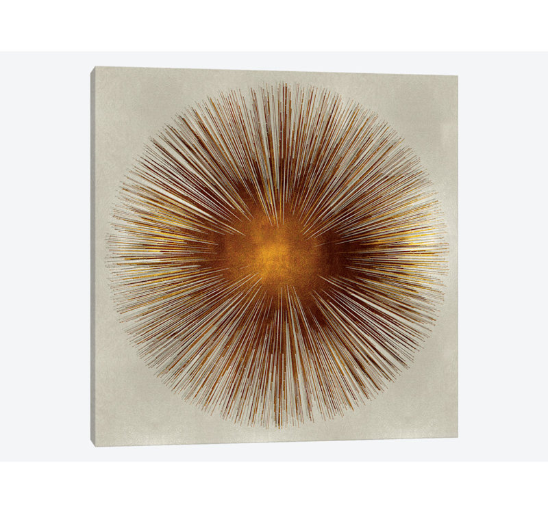 «Bronze Sunburst I», impression sur toile tendue, H 37 po x l 37 po x p 1,5 po