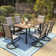 Rectangular 6 - Person 60" Long Dining Set