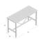 Travira Aluminum Bar Table-761995802