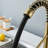Industrial Single-Handle Spring Spout Kitchen Faucet with Pull-Down Sprayer (Set of 2)-128613758