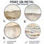 Irely - art mural moderne en métal rond-1184245549