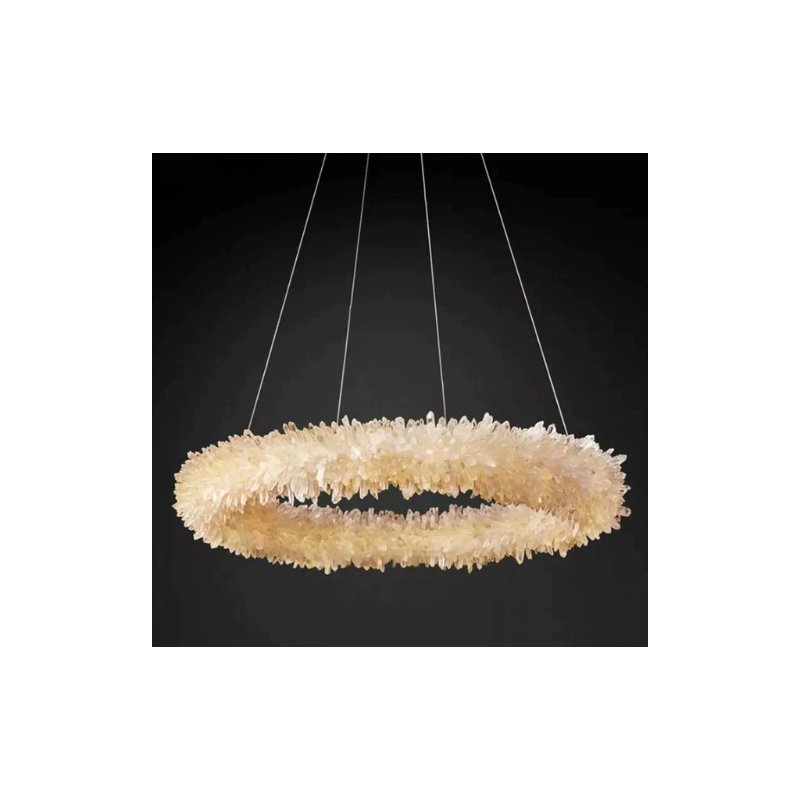 1 - Light Chandelier, 7" H x 32" W x 32" D