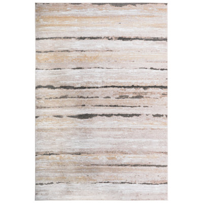 Loom & Area Rug 2x3, Brown Striped, Non-shedding Stain , For Bedroom Spaces Stylish 2x3 , Non-shedding, Living Ceilings