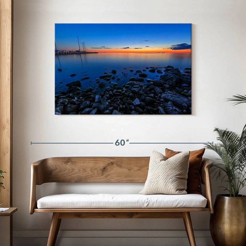 Gillard Sister Bay Blues, 30" H x 45" W