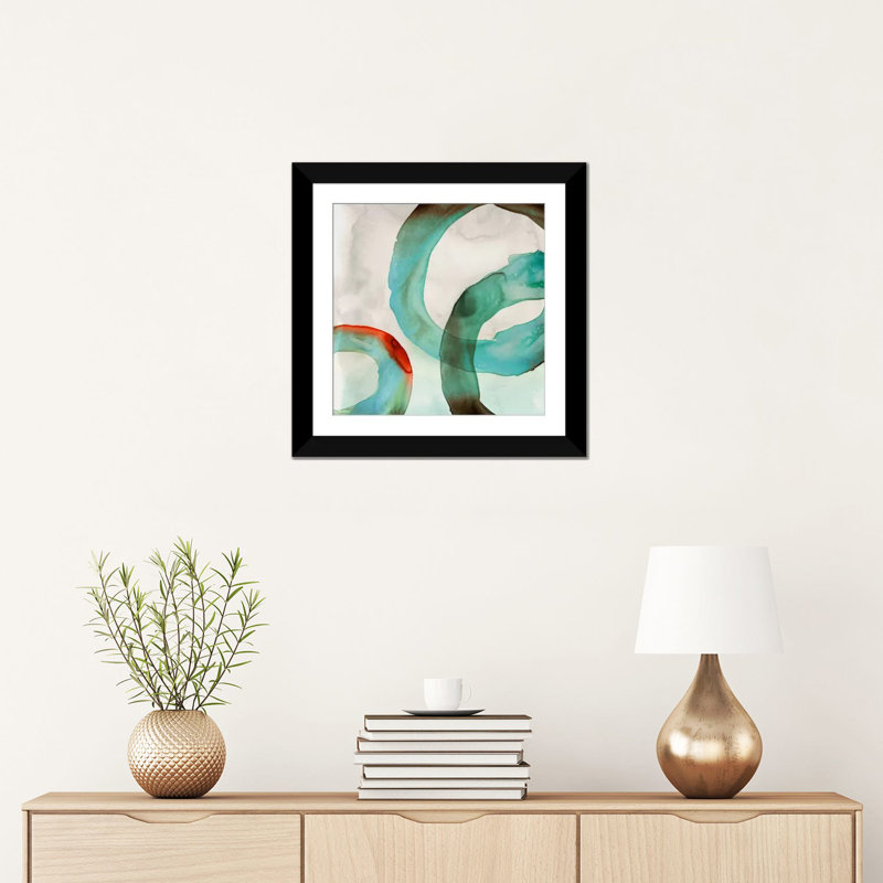 « quartz ii », impression sur toile, Papier d'art encadré noir, Blanc, H 24 po x l 24 po x P 1 po
