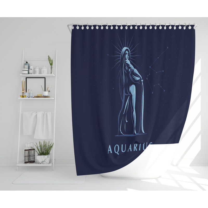 Jahlil Polyester Shower Curtain Set