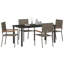 4 - Person Patio Dining Set with Rectangular Table-1590841450