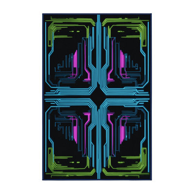 Cyber Ray Rug